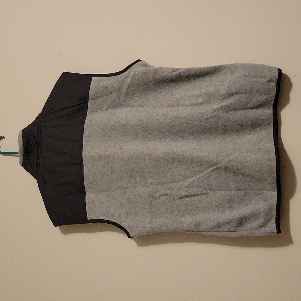 NWT Simply Southern Medium Vest Grey/Black with Leather Accents - Picture 2 of 7